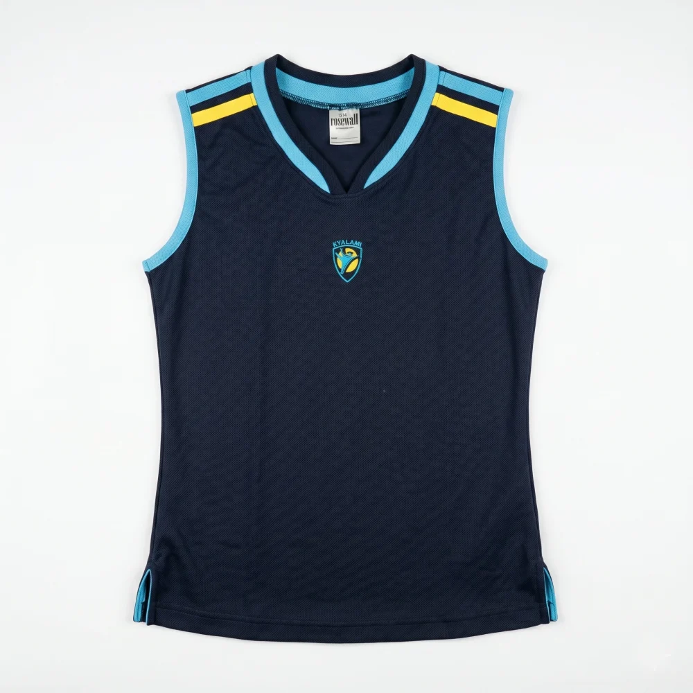 Girls Sports Top Navy